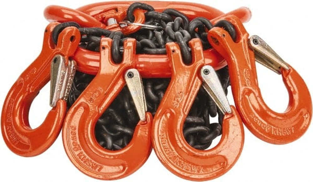 Pewag 7G80QOS/5 Chain Sling: 5' Long, Steel