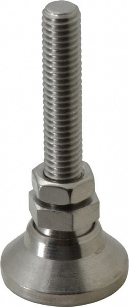 Vlier SSP304S Studded Pivotal Leveling Mount: 3/8-16 Thread