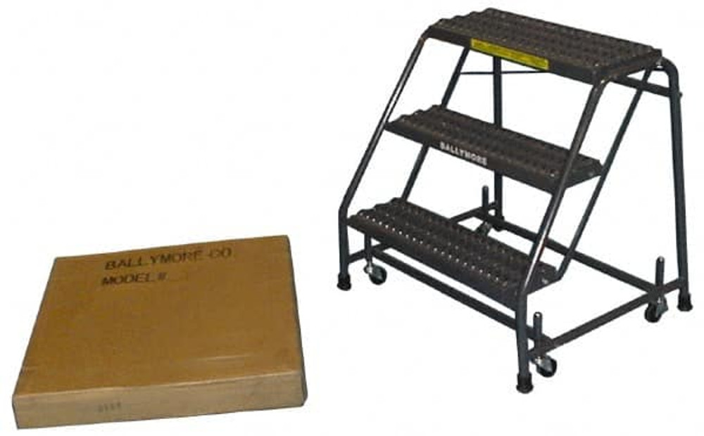 Ballymore 318X Steel Rolling Ladder: 3 Step