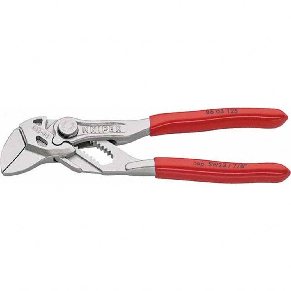 Knipex 86 03 125 SBA Tongue & Groove Plier: 7/8" Cutting Capacity