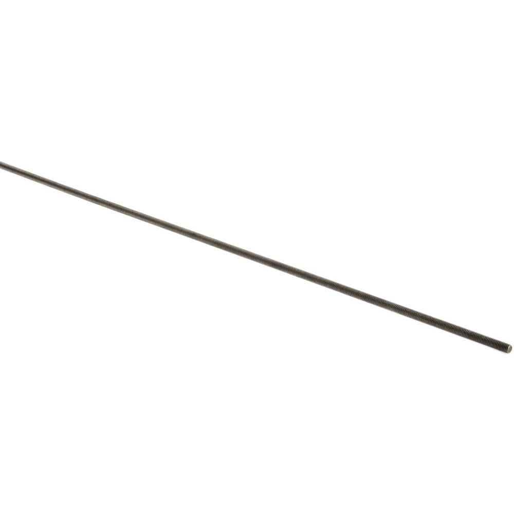 MSC 88000 Threaded Rod: #10-32, 6' Long, Stainless Steel, Grade 304 (18-8)