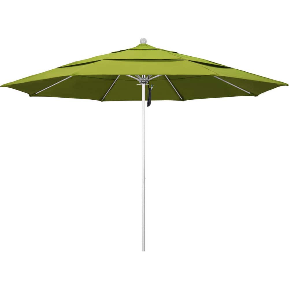 California Umbrella 194061619049 Patio Umbrellas; Fabric Color: Ginkgo ; Base Included: No ; Fade Resistant: Yes ; Diameter (Feet): 11 ; Canopy Fabric: Pacifica