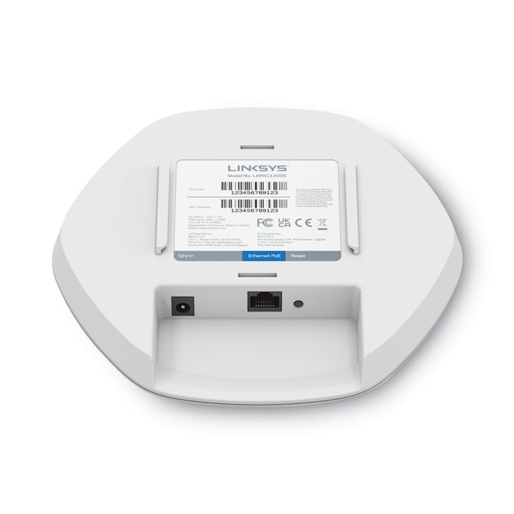 BELKIN AP LINKSYS™ LAPAC1300C Cloud Managed WiFi 5 Indoor Wireless Access Point, 4 Ports, TAA Compliant