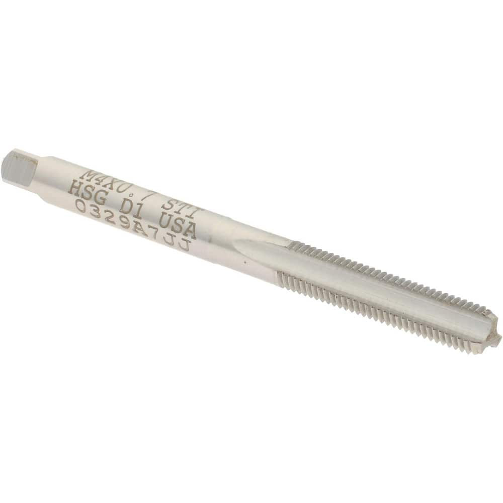 Hertel K007256AS Hand STI Tap: M4 x 0.7 Metric Course, D1, 3 Flutes, Bottoming Chamfer