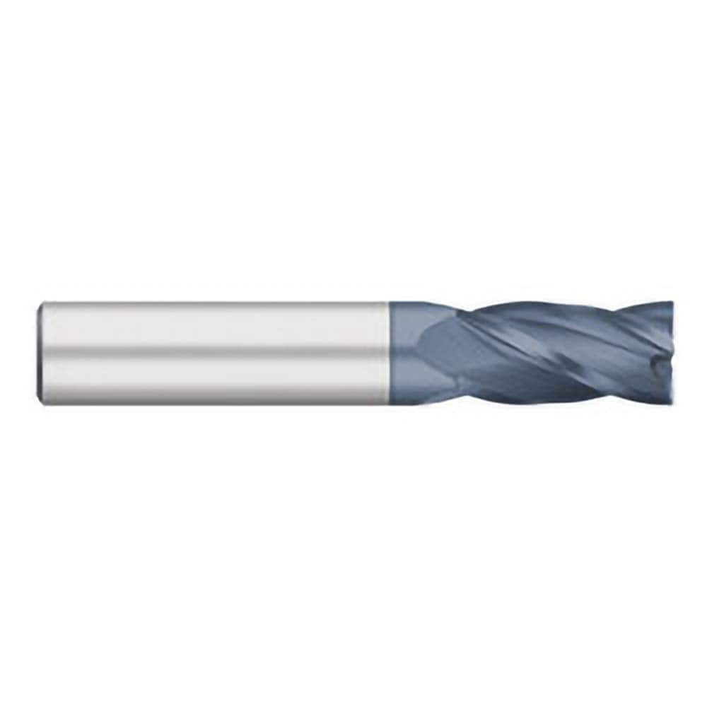 Titan USA TC99505 Square End Mill:  0.0781" Dia, 0.25" LOC, 0.125" Shank Dia, 1.5" OAL, 4 Flutes, Solid Carbide