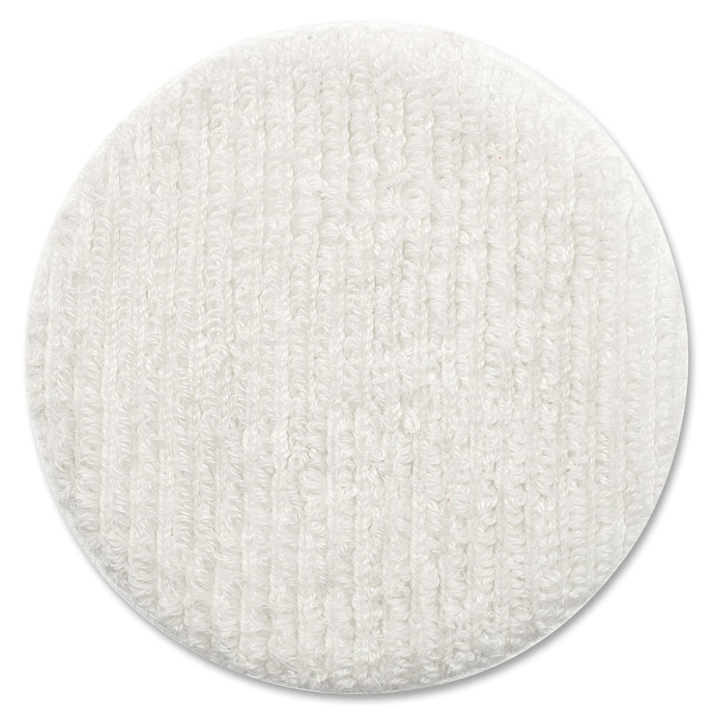 ORECK COMMERCIAL SALES 437053 Oreck Floor Machine Terry Cloth Bonnet - 12in Diameter - 1Each x 12in Diameter - Terry Cloth - Warm White