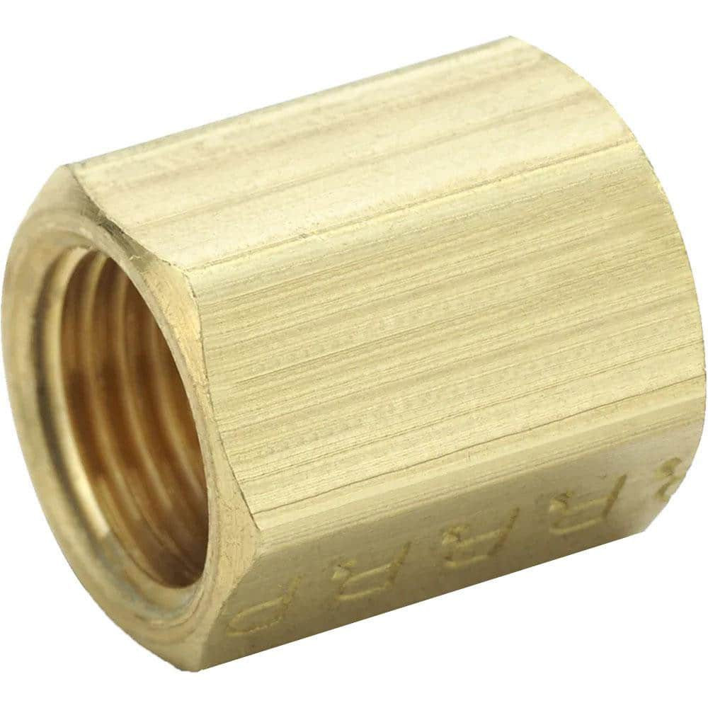 Parker 42IFHD-5 Brass Flared Tube Inverted Union: 5/16" Tube OD, 1/2-20 Thread