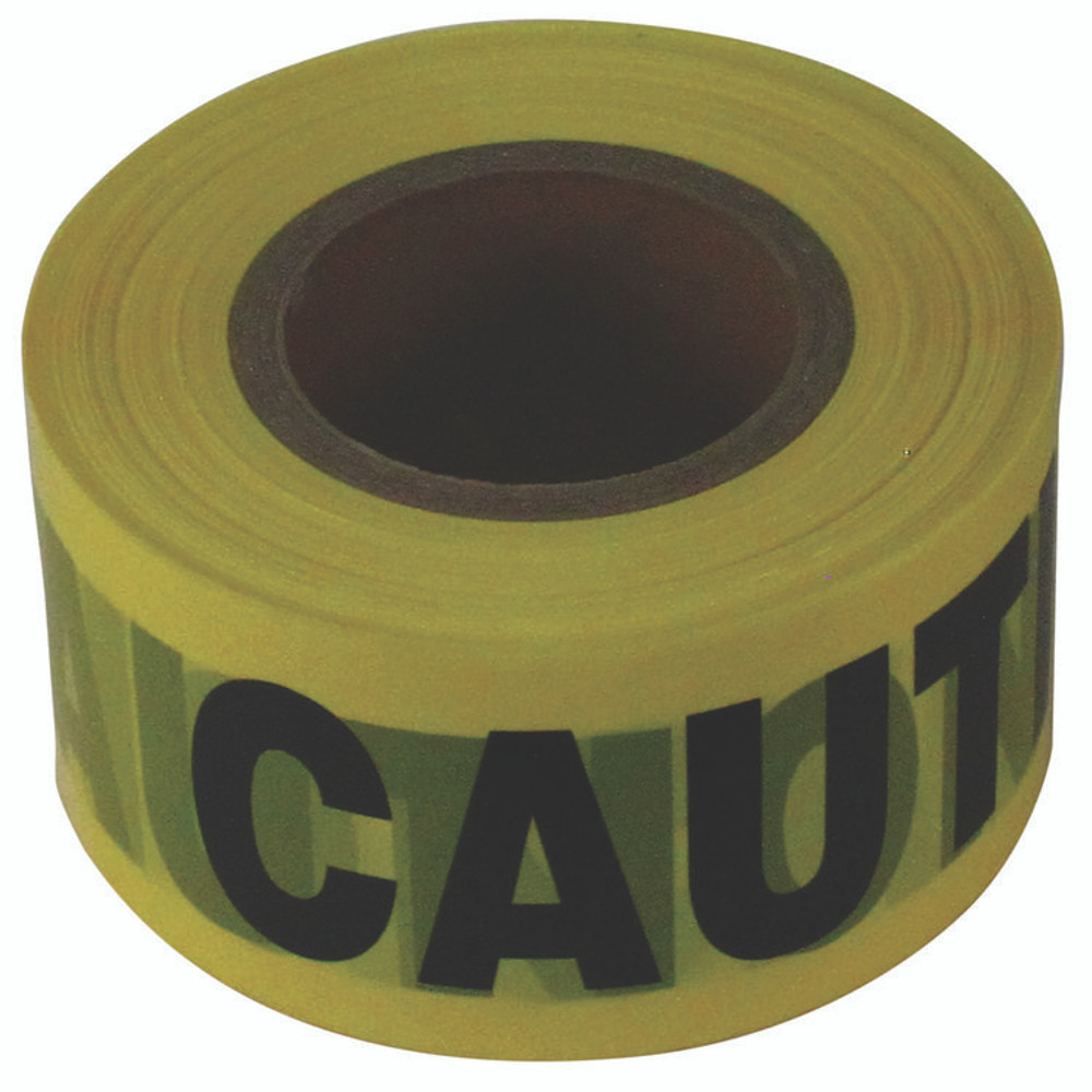 IMPACT PRODUCTS, LLC 7328 Site Safety Barrier Tape, "Caution" Text, 3" x 1,000 ft, Yellow/Black