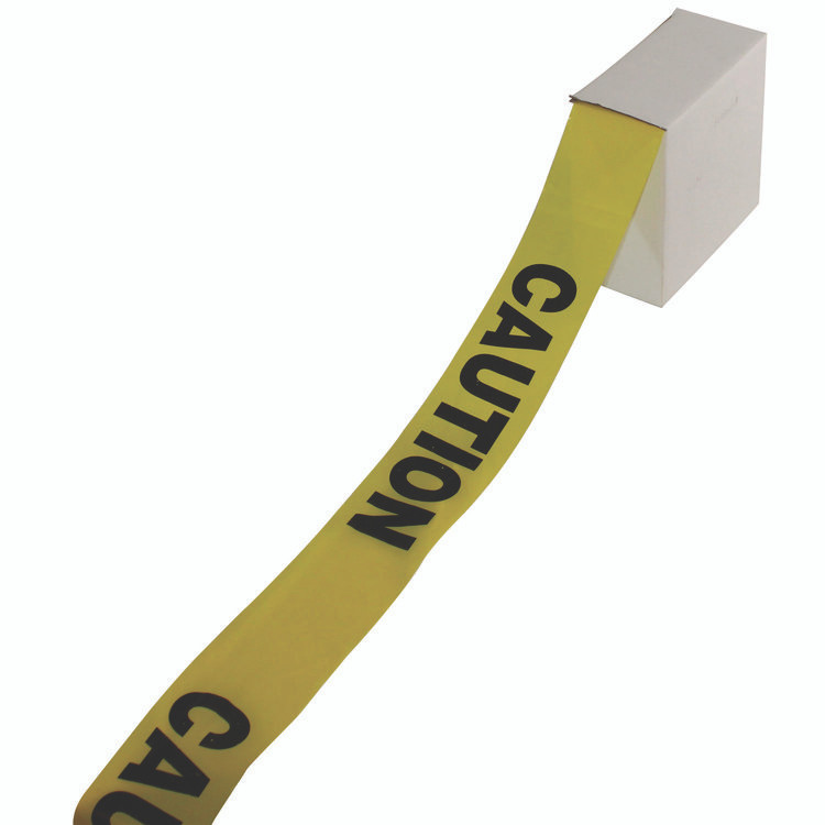 IMPACT PRODUCTS, LLC 7328 Site Safety Barrier Tape, "Caution" Text, 3" x 1,000 ft, Yellow/Black