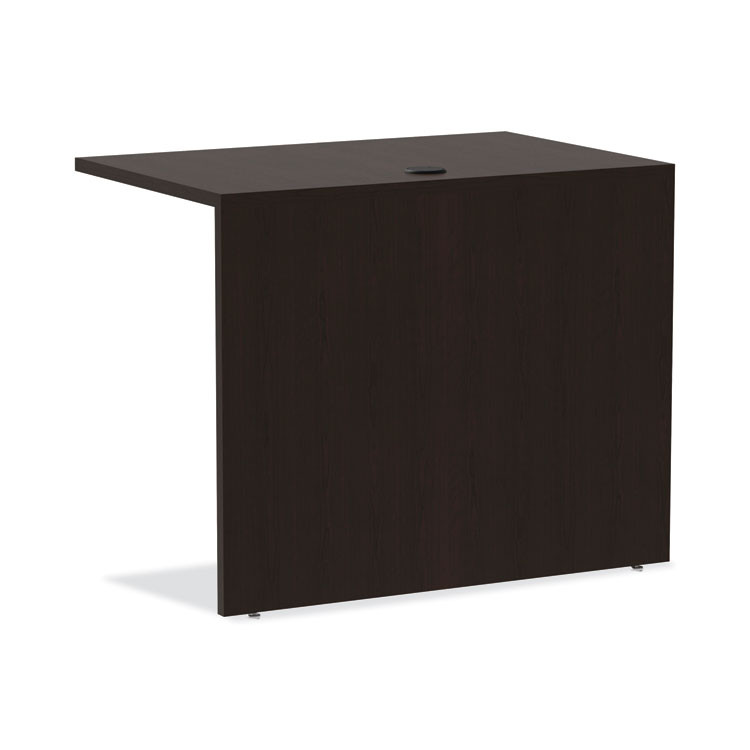 ALERA VA353624ES Alera Valencia Series Reversible Return/Bridge Shell, 35w x 23.63d x 29.5h, Espresso