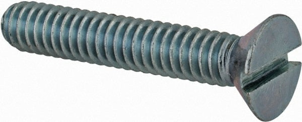 Value Collection 580647PR Machine Screw: 1/4-20 x 1-1/2", Flat Head, Slotted