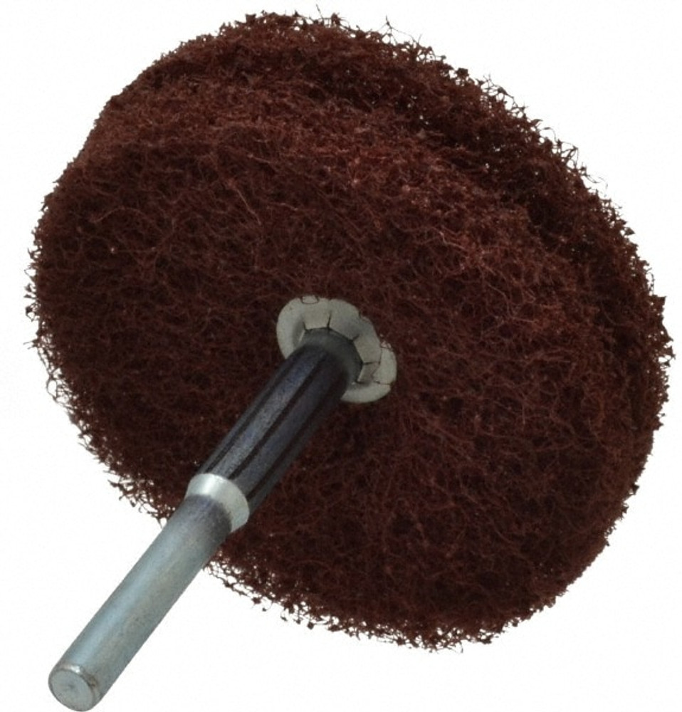 Superior Abrasives A019400 Mounted Flap Wheel: 3" Dia, 1/2" Face Width, Aluminum Oxide