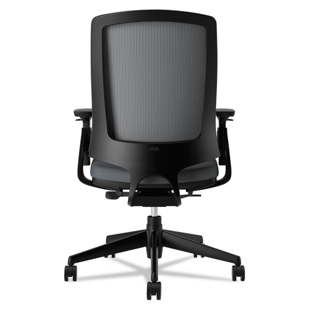 HON COMPANY 2281VA19T Lota Series Mesh Mid-Back Work Chair, Supports Up to 250 lb, 17.13" to 21.13" Seat Height, Charcoal Seat/Back, Black Base