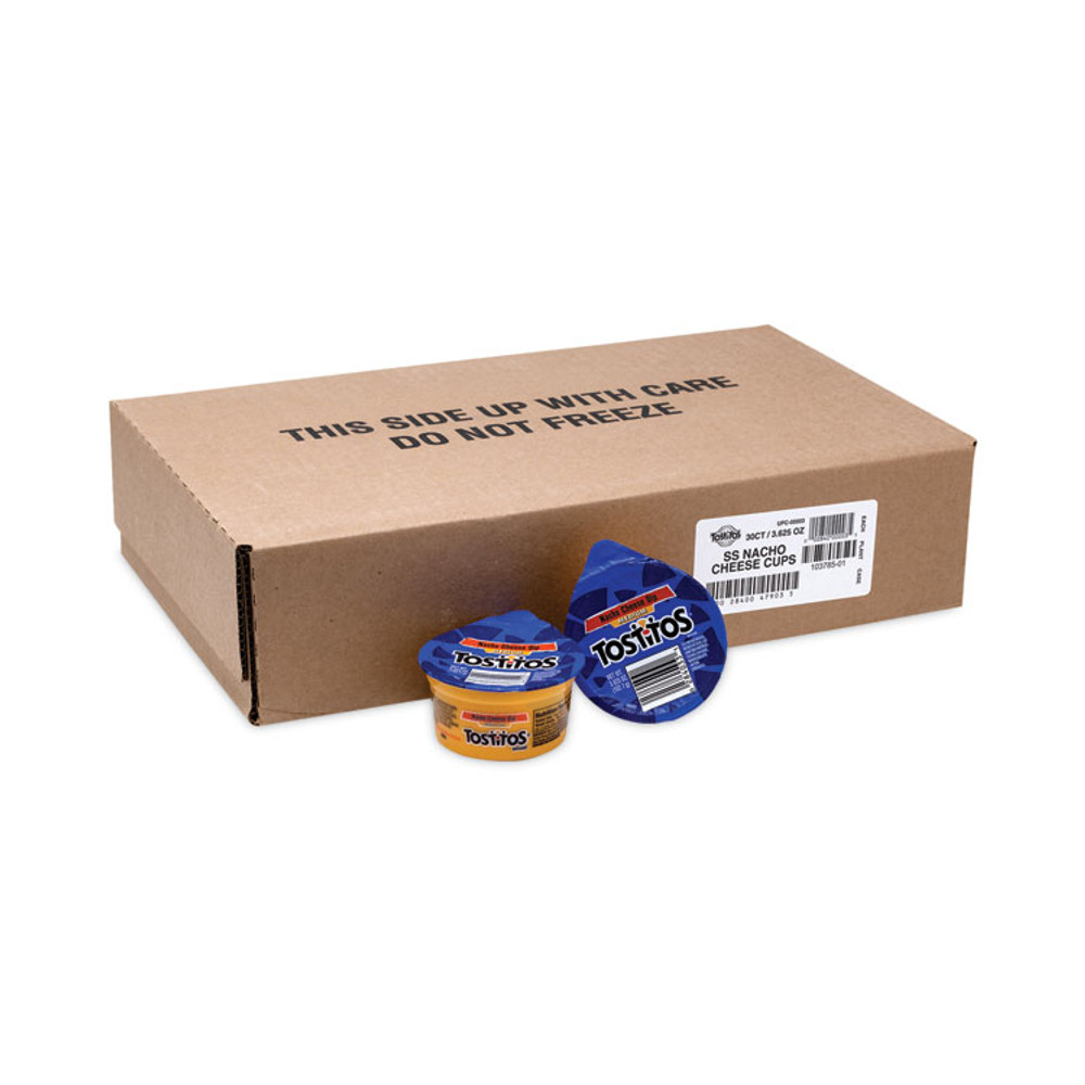 FRITO-LAY, INC. Tostitos® 29500069 Nacho Cheese Dip ToGo Cups, 3.63 oz Cup, 30/Carton