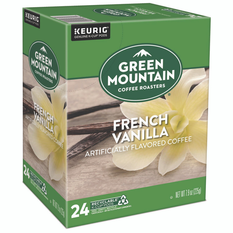 KEURIG DR PEPPER Green Mountain Coffee® 6732 French Vanilla Coffee K-Cup Pods, 24/Box