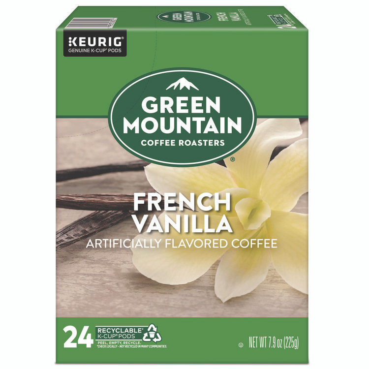 KEURIG DR PEPPER Green Mountain Coffee® 6732 French Vanilla Coffee K-Cup Pods, 24/Box