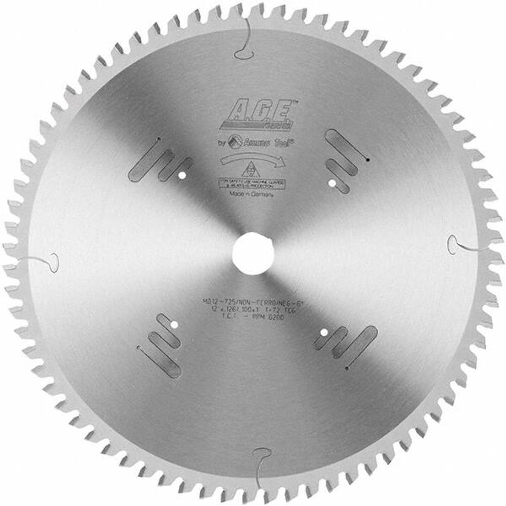 Amana Tool MD12-725 Wet & Dry Cut Saw Blade: 12" Dia, 1" Arbor Hole, 72 Teeth