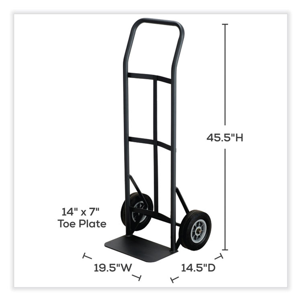 SAFCO PRODUCTS 4069 Tuff Truck Continuous Handle Hand Truck, 400 lb Capacity, 14.5 x 45.5, Black