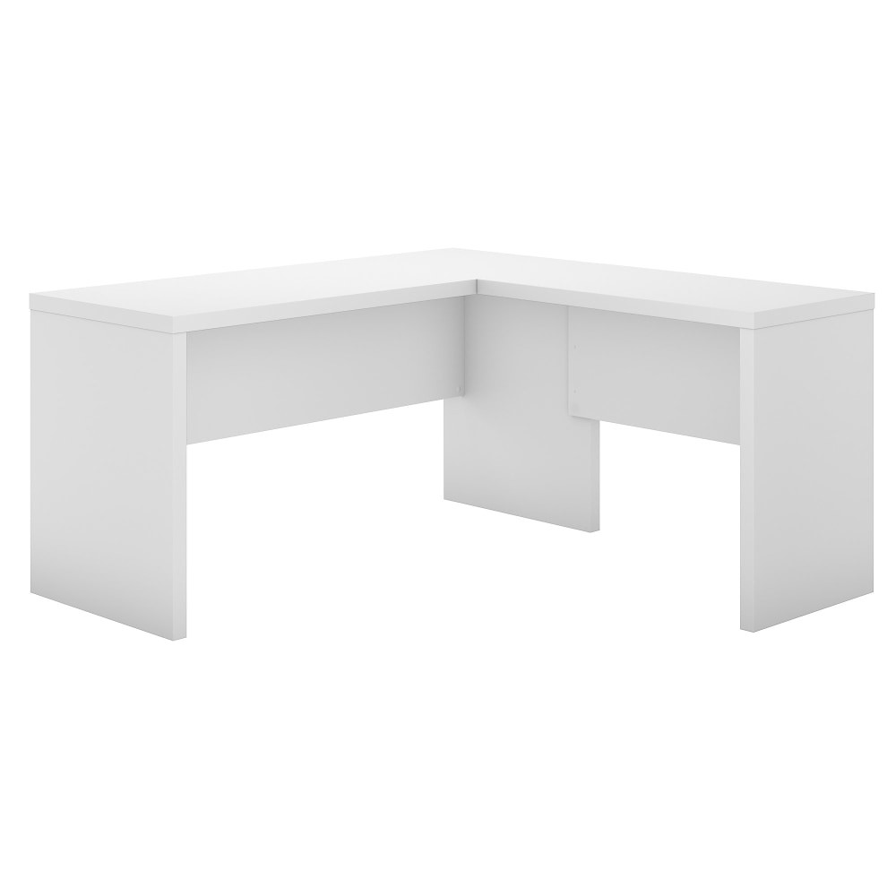 BUSH INDUSTRIES INC. Bush Business Furniture ECH026PW  Echo 60inW L-Shaped Corner Desk, Pure White, Standard Delivery