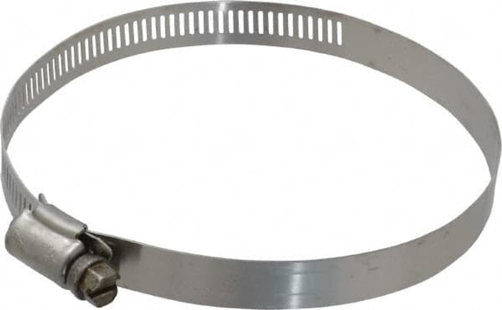 IDEAL TRIDON 620064706 Worm Gear Clamp: SAE 64, 2-1/2 to 4-1/2" Dia, Stainless Steel Band