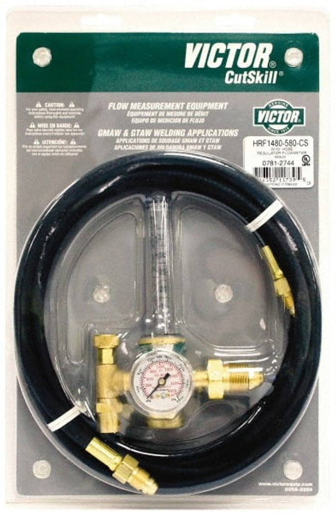 Victor 0781-2745 10 to 38 (CO2 ) SCFM Flow Range, 320 CGA Inlet Connection, Carbon Dioxide Welding Regulator