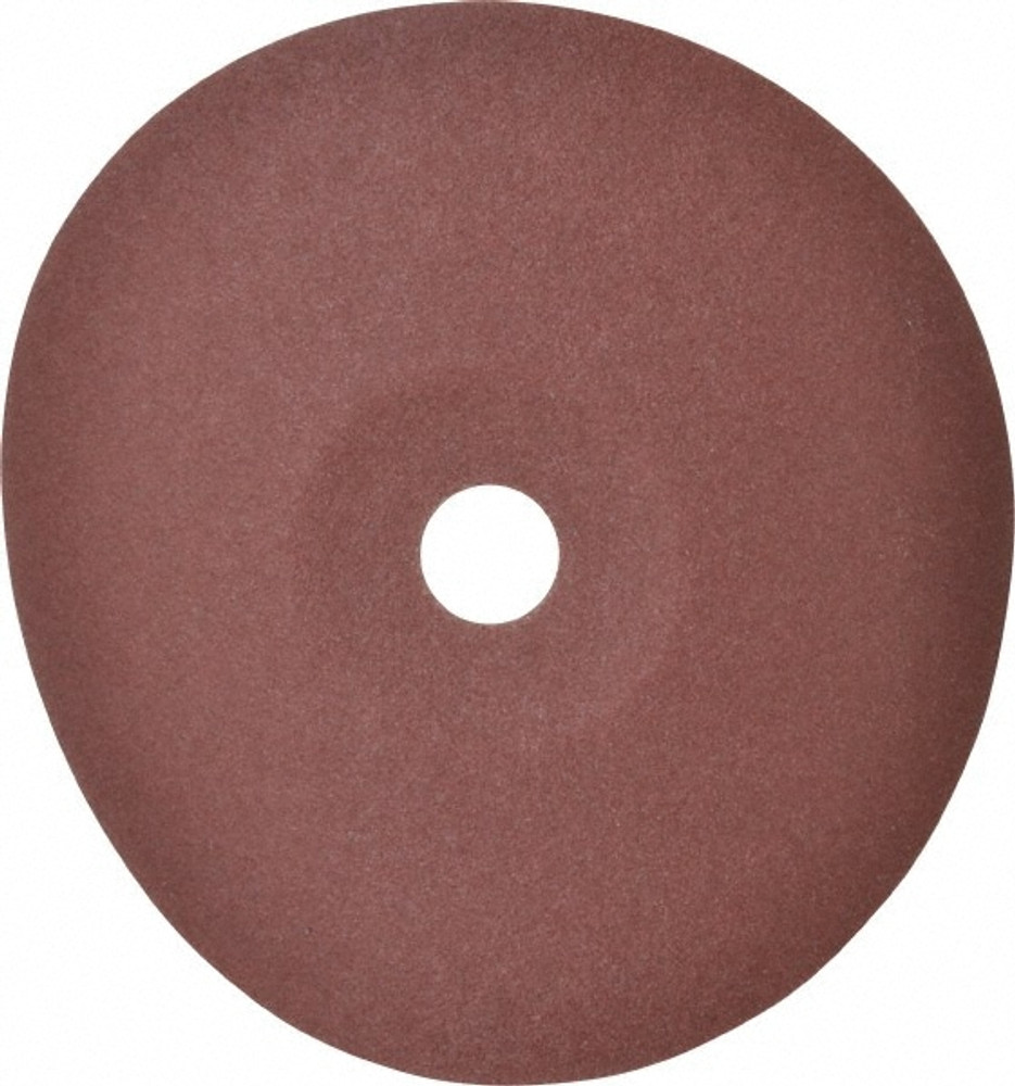 CGW Abrasives 48036 Fiber Disc: 7" Disc Dia, 7/8" Hole, 80 Grit, Aluminum Oxide