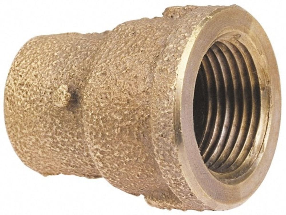 NIBCO B026000 Cast Copper Pipe Adapter: 1-1/2" x 1-1/4" Fitting, C x F, Pressure Fitting