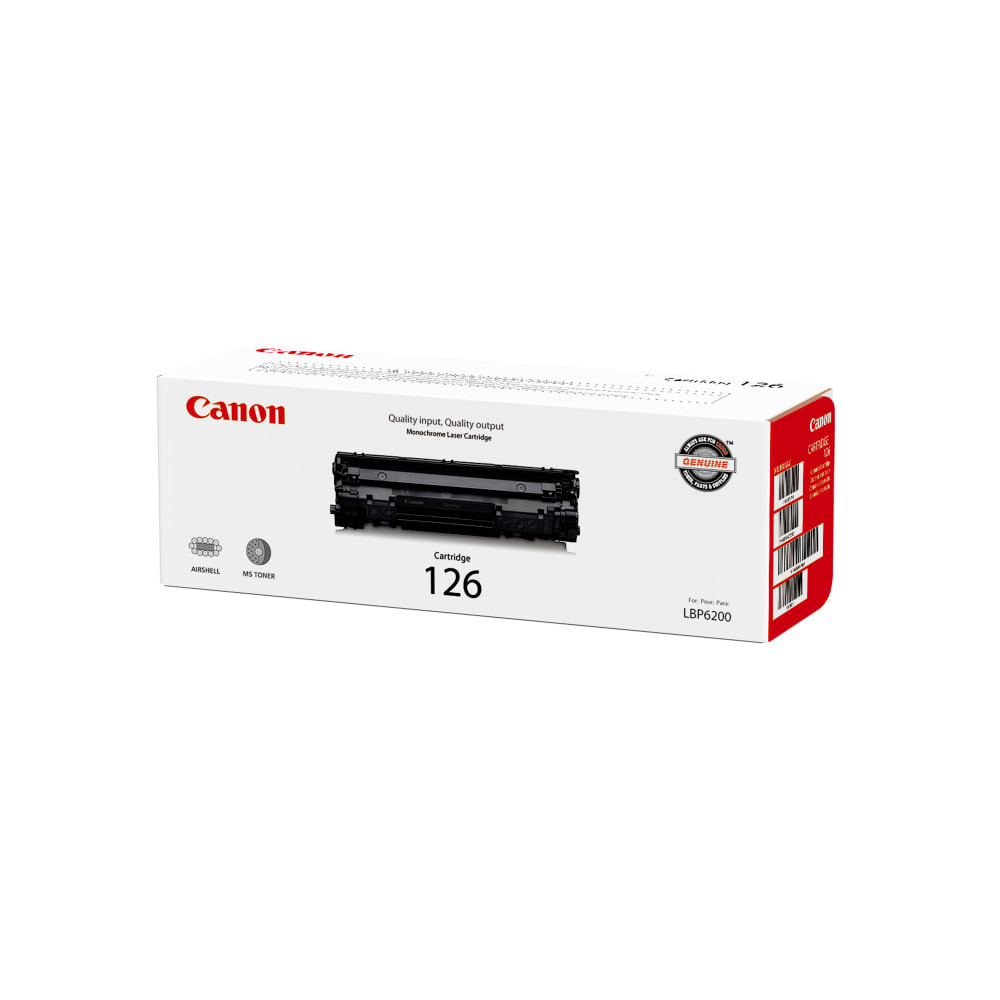 CANON USA, INC. 3483b001 Canon 126 Black Toner Cartridge, 3483B001AA