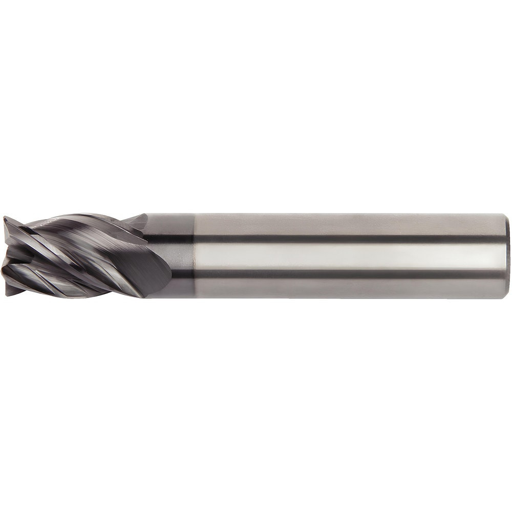 Kennametal 6769607 Corner Chamfer End Mill: 2 mm Dia, 4 mm LOC, 4 Flutes, 0.1 mm Chamfer Width, Solid Carbide