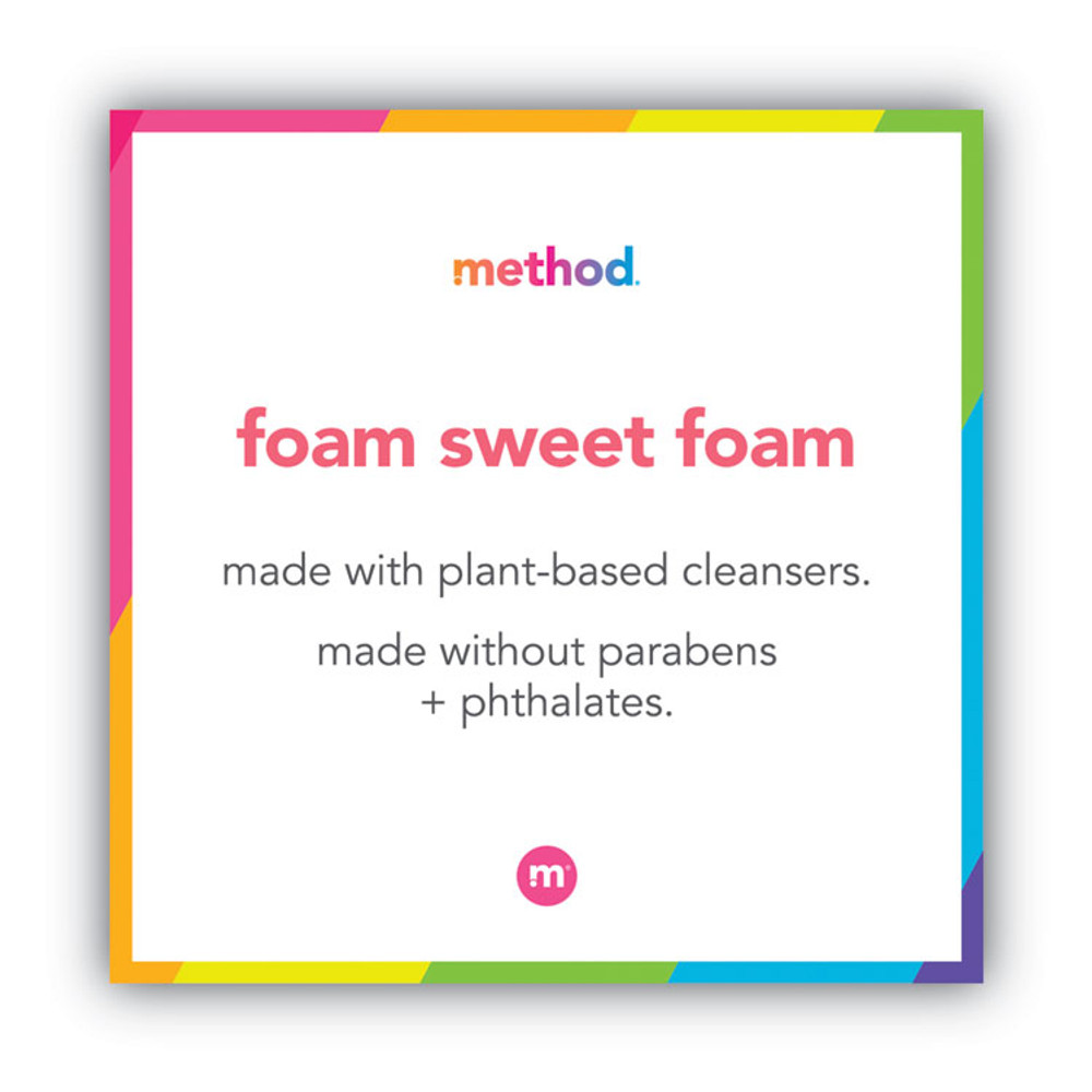 METHOD PRODUCTS INC. 01160 Foaming Hand Wash, Waterfall Scent, 10 oz, 6/Carton