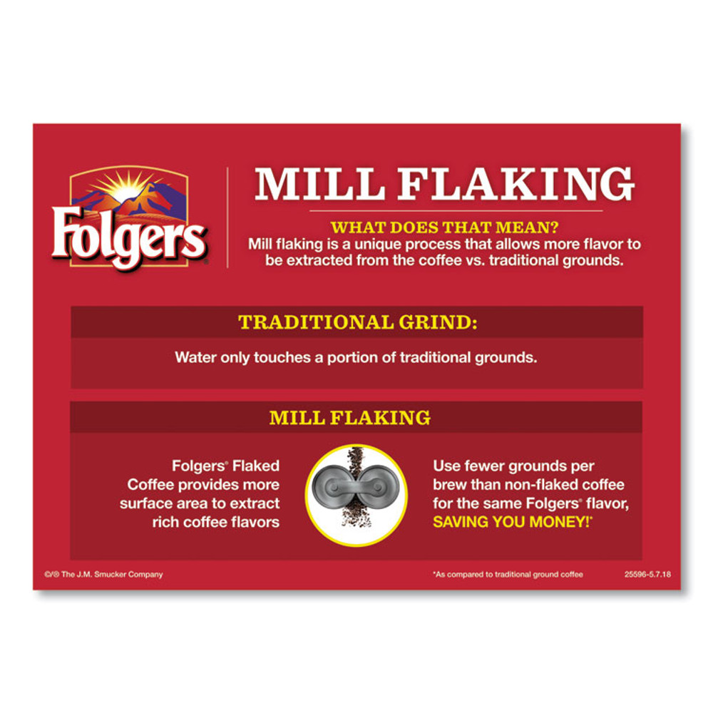 KEURIG DR PEPPER Folgers® 00016 Coffee Filter Packs, Black Silk, 1.4 oz Pack, 40Packs/Carton
