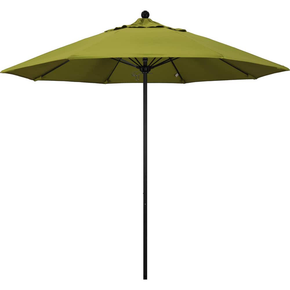 California Umbrella 194061627624 Patio Umbrellas; Fabric Color: Ginkgo ; Base Included: No ; Fade Resistant: Yes ; Diameter (Feet): 9 ; Canopy Fabric: Pacifica