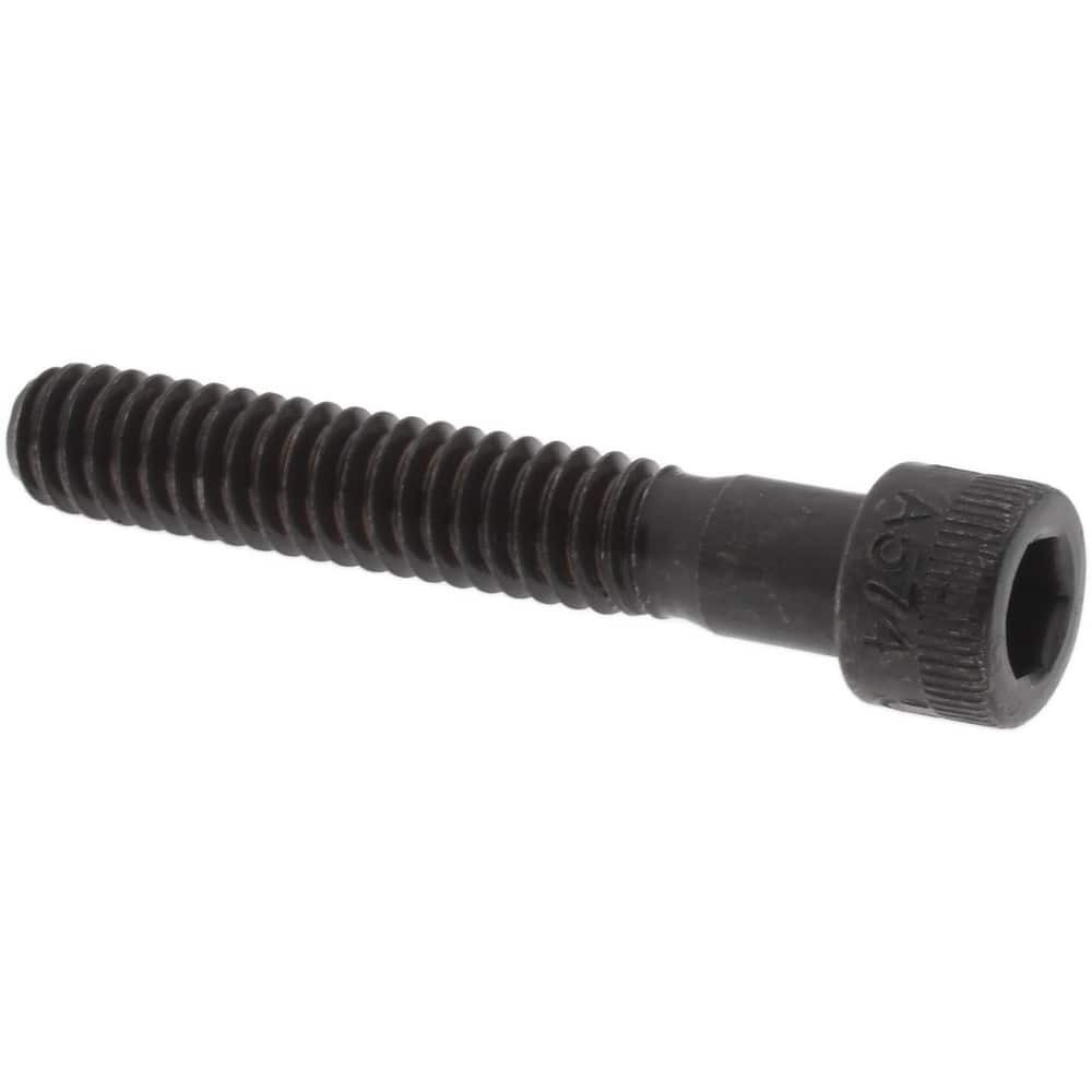 MSC 25C150KCS Socket Cap Screw: 1/4-20, 1-1/2" Length Under Head, Socket Cap Head, Hex Socket Drive, Alloy Steel, Black Oxide Finish