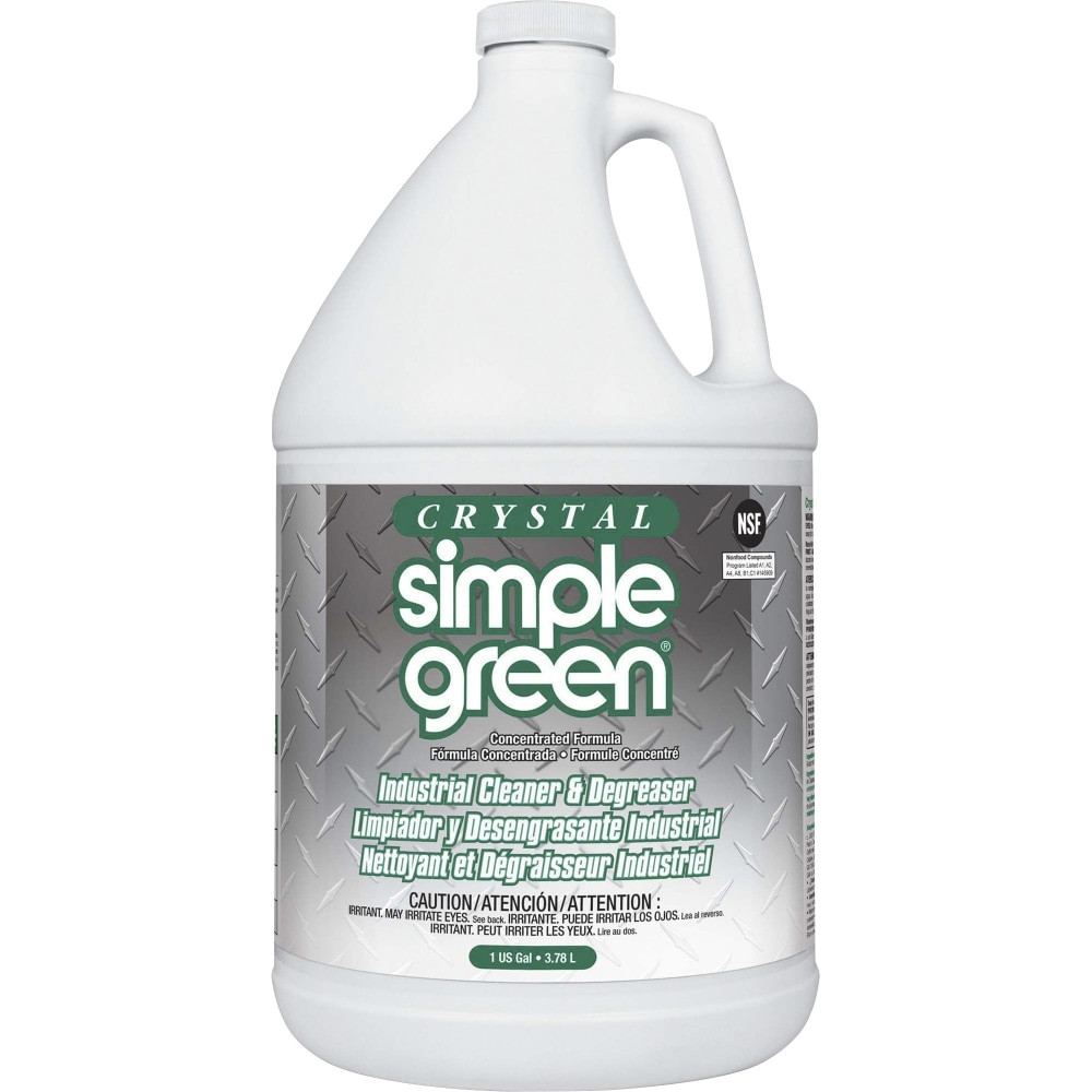 SUNSHINE MAKERS, INC. 19128 Simple Green Crystal All-Purpose Industrial Cleaner/Degreaser, 128 Oz Bottle, Case Of 6