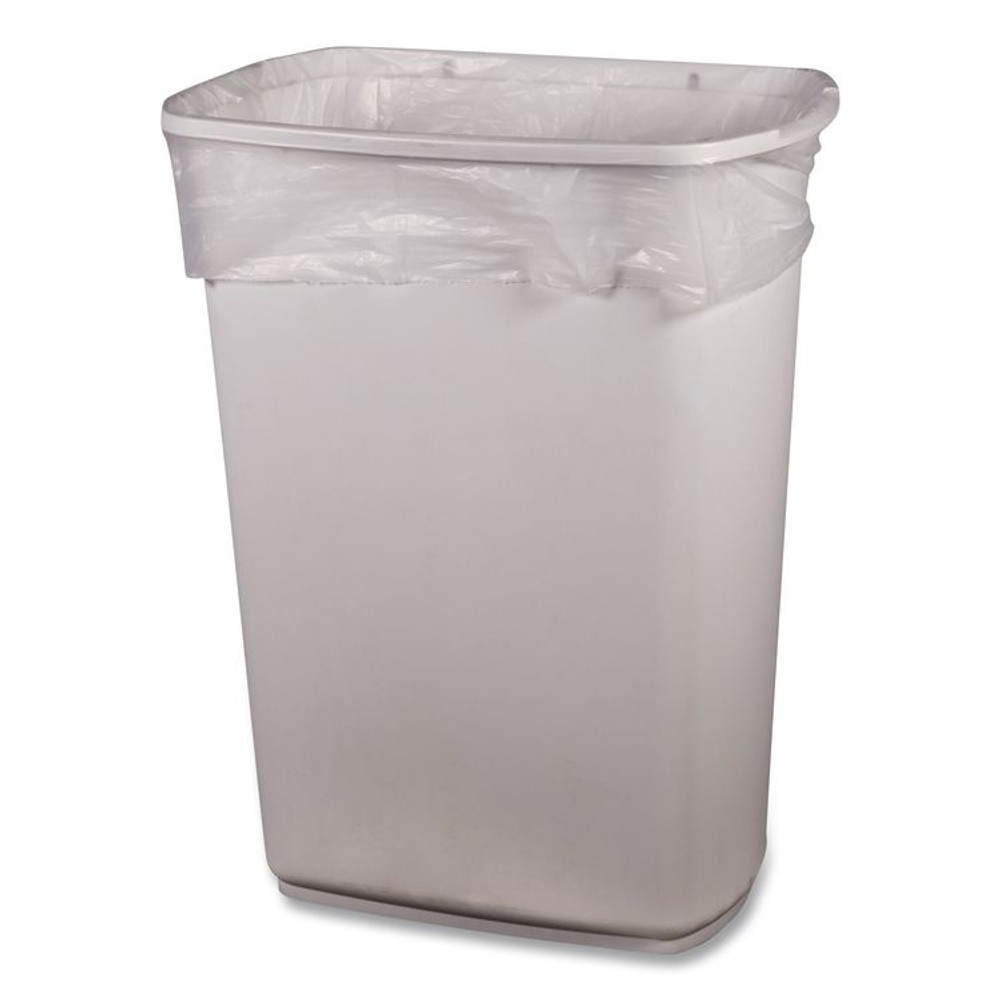 HERITAGE Z4833MN R02 High-Density Waste Can Liners, 16 gal, 12 mic, 24" x 33", Natural, 500/Carton