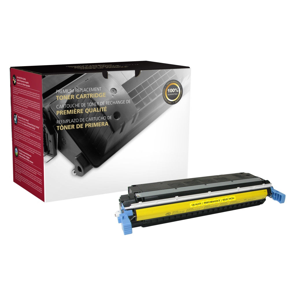 CLOVER TECHNOLOGIES GROUP, LLC Office Depot 200061P  Remanufactured Yellow Toner Cartridge Replacement for HP 645A, OD645AY