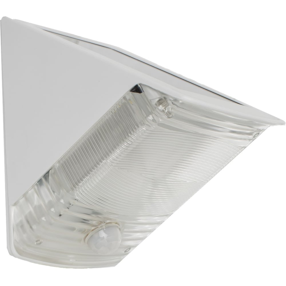 MAXSA INNOVATIONS LLC Maxsa 40234  Solar-Powered Motion-Activated Wedge Light - LED Bulb - White - 90 lm Lumens - Cool, Daylight - for Home, Garage, Shed, Walkway, Fence, Step, Doorway, Patio, Garbage, Outdoor, Entryway, ..