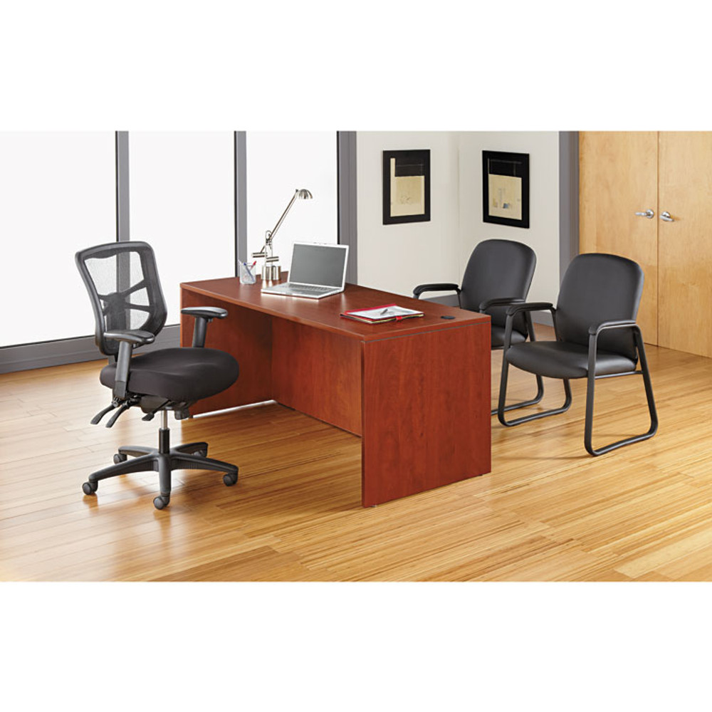 ALERA EL41ME10B Alera Elusion Series Mesh High-Back Multifunction Chair, Supports Up to 275 lb, 17.2" to 20.6" Seat Height, Black