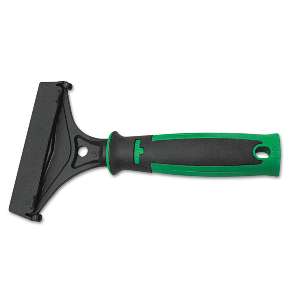 UNGER SH00C Ergotec Short Handle Scraper, 4" Blade Width