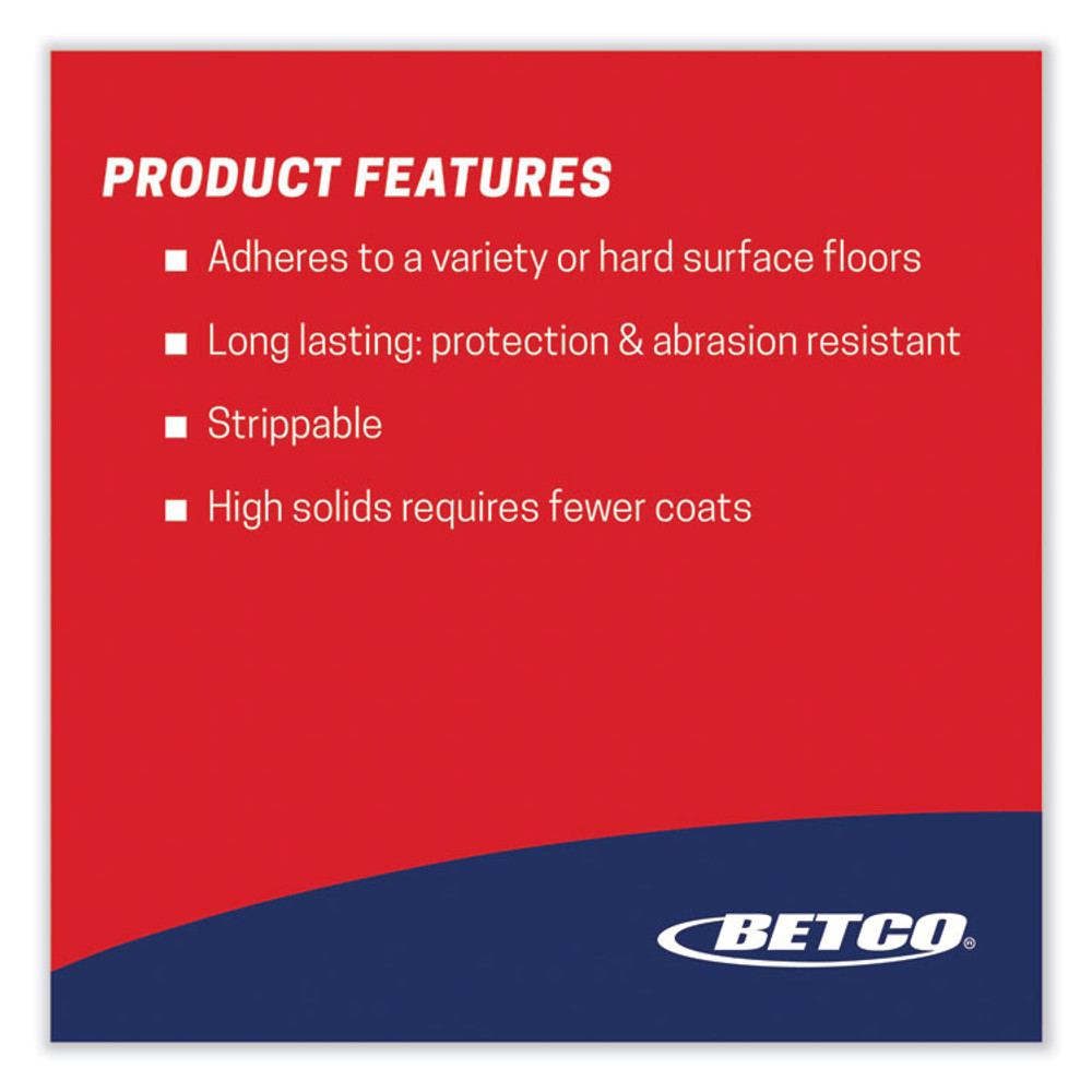 BETCO CORPORATION 609B500 Sure Cure Urethane Fortified Sealer/Finish, 5 gal Bag-in-Box