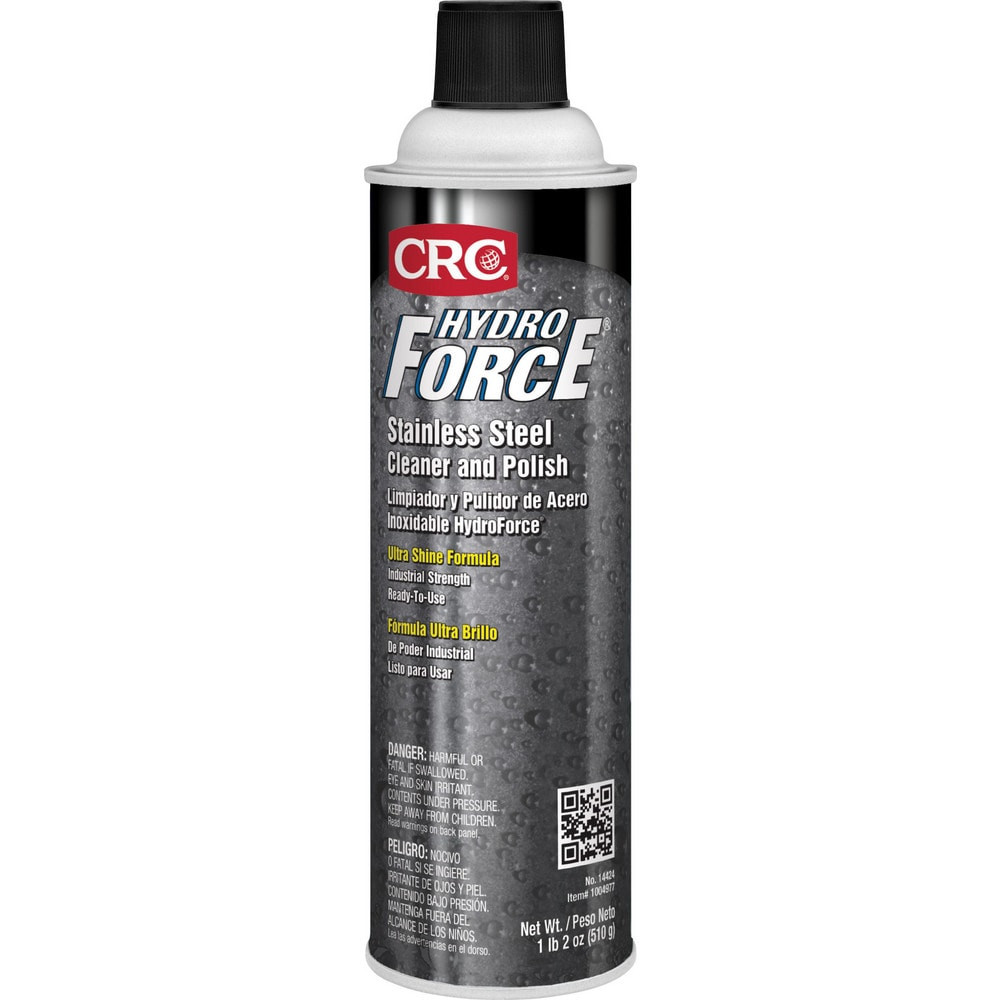 CRC 1004976 Stainless Steel Cleaner & Polish: 20 fl oz Aerosol