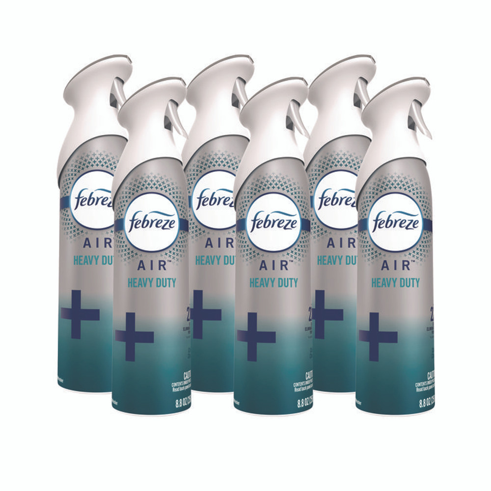 PROCTER & GAMBLE Febreze® 96257 AIR, Heavy Duty Crisp Clean, 8.8 oz Aerosol Spray, 6/Carton