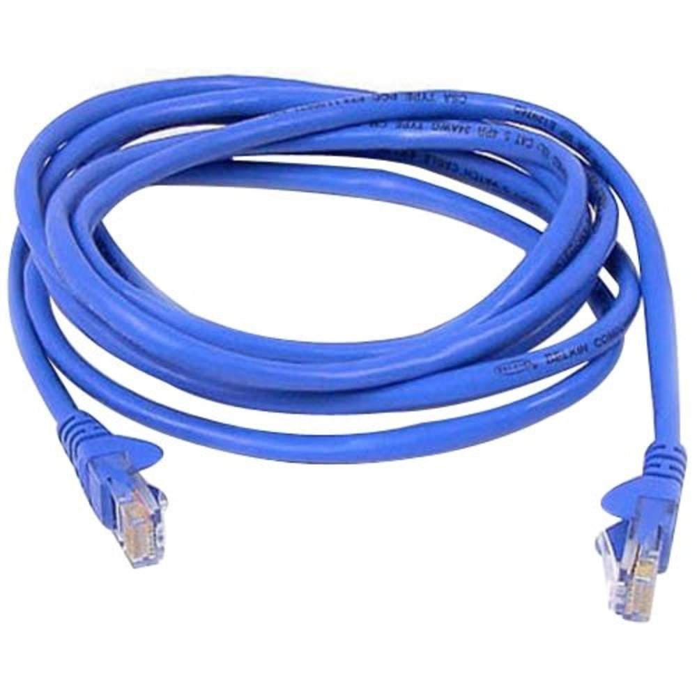 BELKIN, INC. A3L791B14-BLU-S Belkin Cat. 5e Patch Cable - RJ-45 Male - RJ-45 Male - 14ft