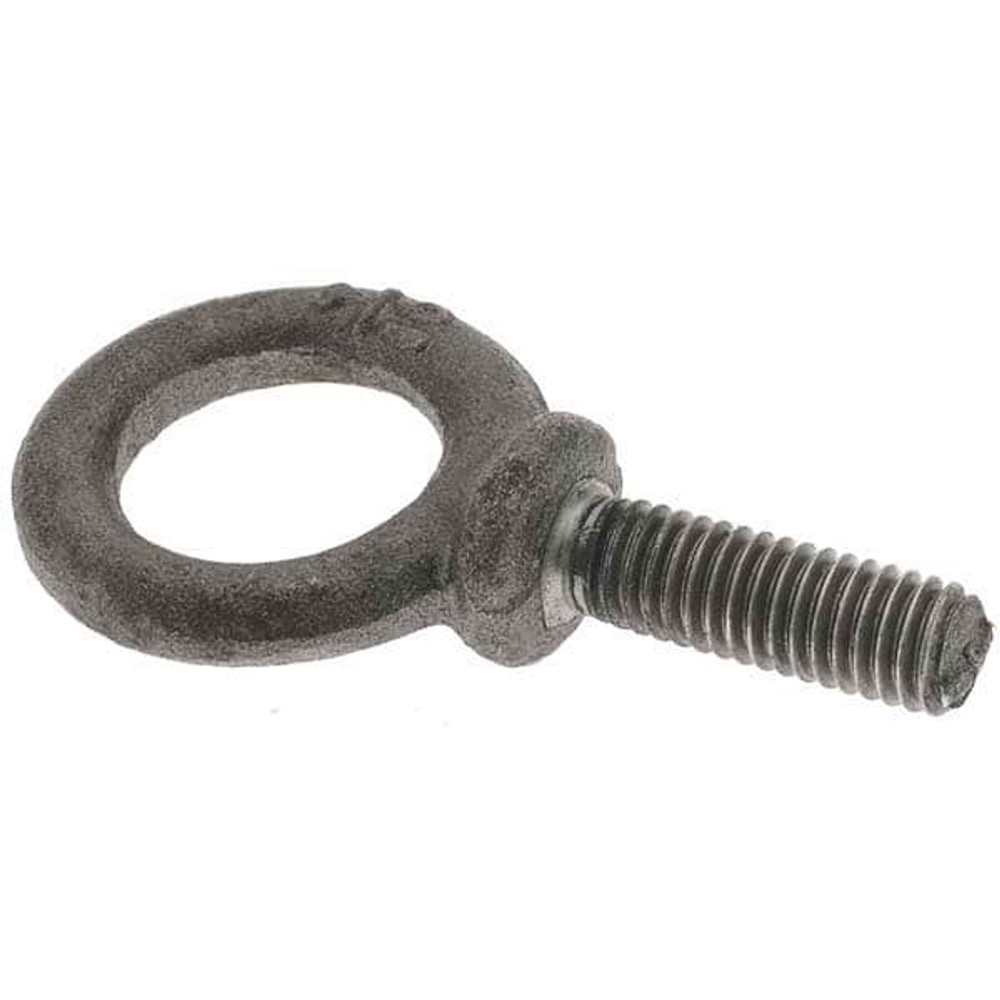 Value Collection B10787 Fixed Lifting Eye Bolt: With Shoulder, 1,800 lb Capacity, 7/16-14 Thread, Grade 1045 Steel
