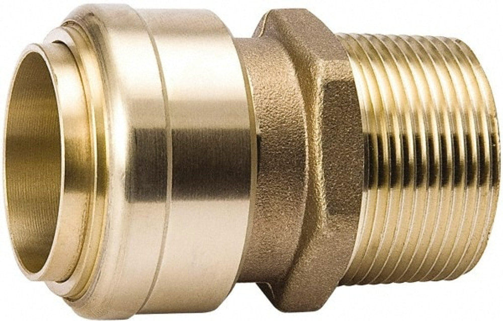 Value Collection 6630-103 Push-To-Connect Tube to Male & Tube to Male NPT Tube Fitting: 1/2" Thread, 1/2" OD