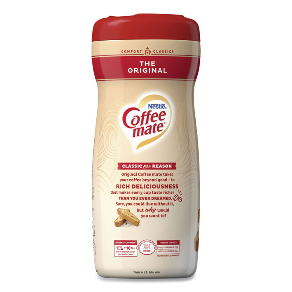 NESTLE Coffee mate® 30212 Original Powdered Creamer, 22 oz Canister