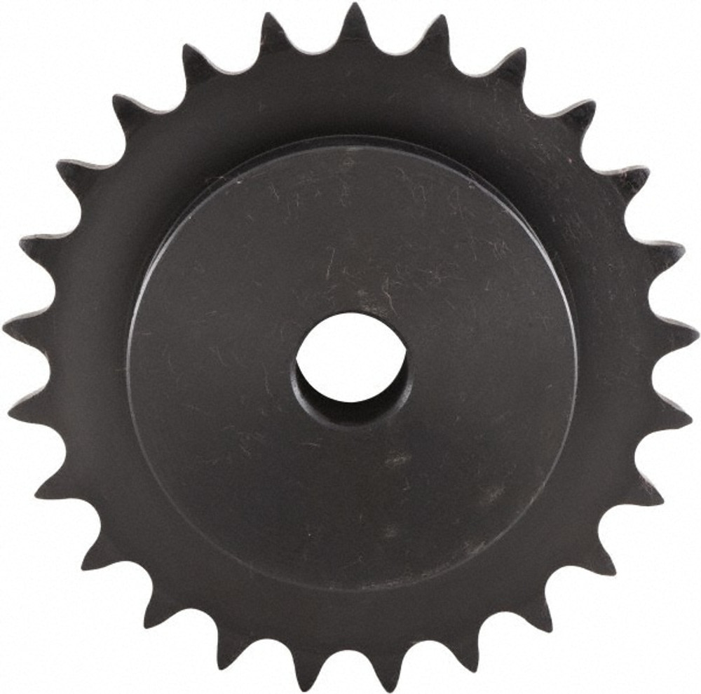 U.S. Tsubaki 50B24 Plain Bore Sprocket: 24 Teeth, 5/8" Pitch, 2" Bore Dia