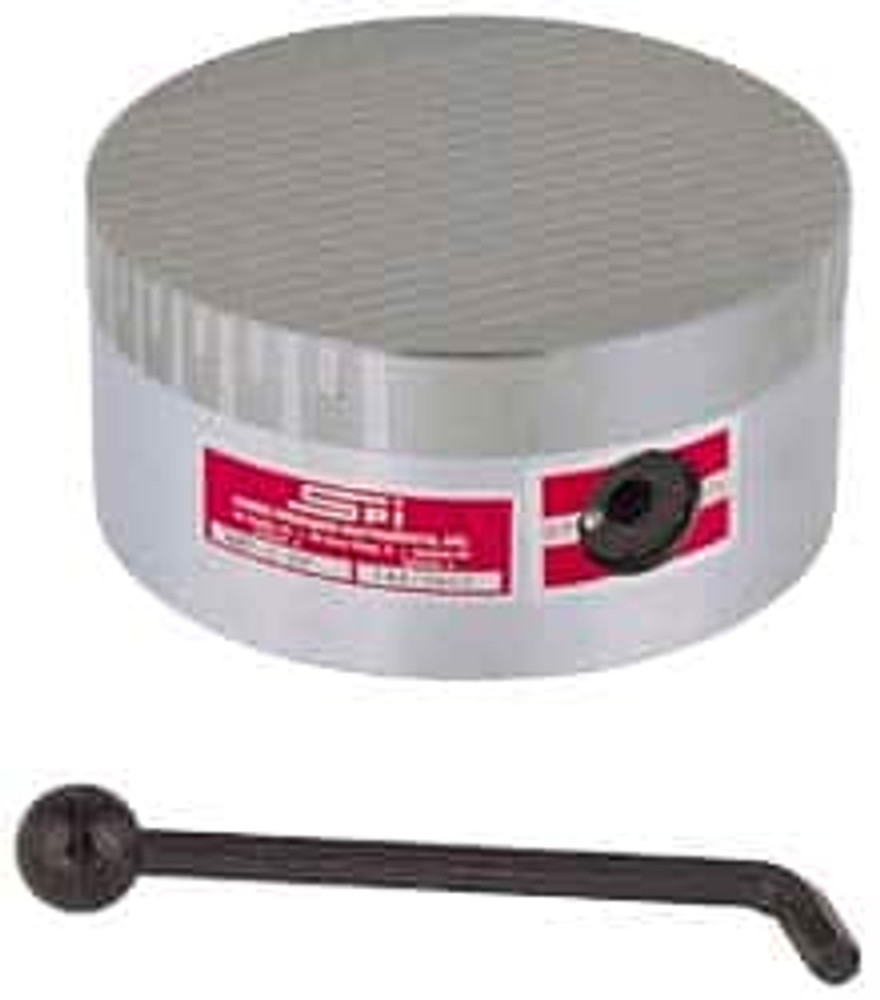 Suburban Tool RMC9 Standard Pole Round Permanent Magnetic Rotary Chuck
