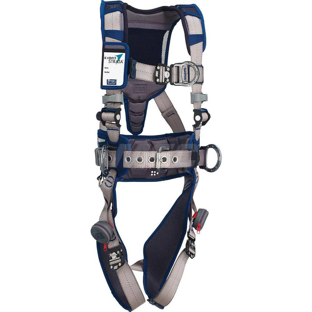 DBI-SALA 7012816039 Fall Protection Harnesses: 420 Lb, Construction Style, Size X-Large, For Climbing & Positioning, Polyester, Back Front & Side