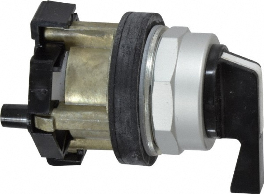 Eaton Cutler-Hammer HT8JDH3A Selector Switch Only: 2 Positions, Maintained (MA) - Maintained (MA), Black Lever